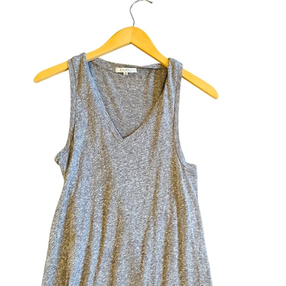 Z Supply Reverie Knot Triblend Midi Dress Heather Grey Size XS - Picture 6 of 9